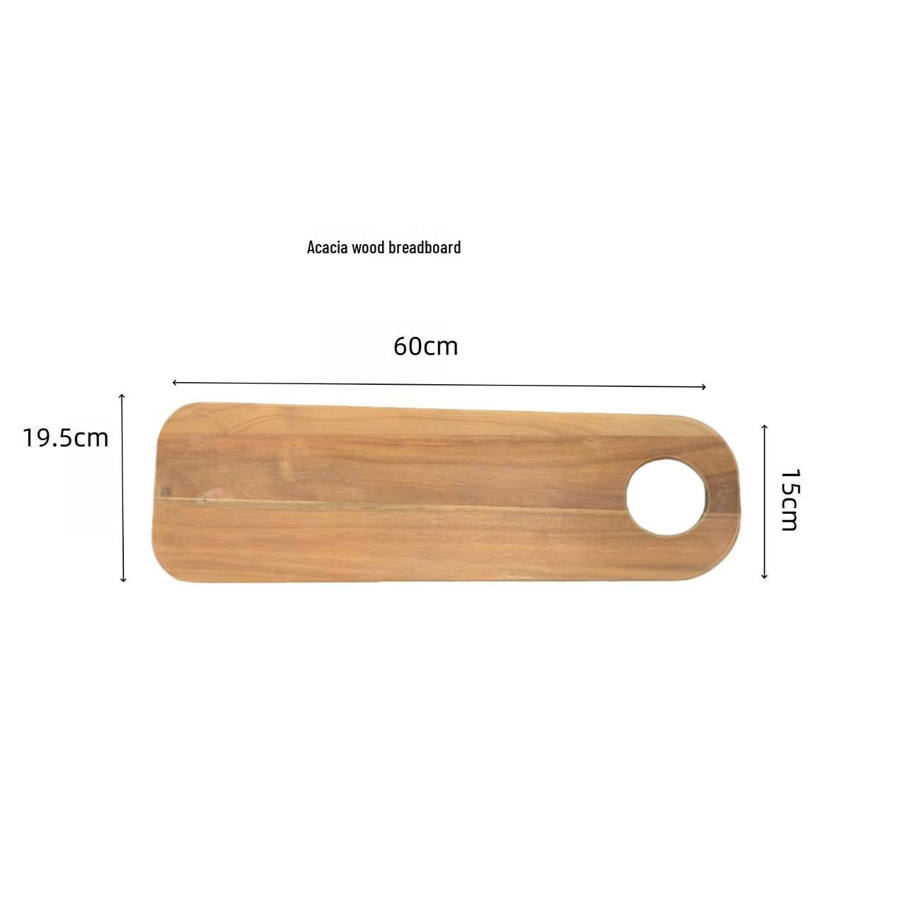 Двостороння обробна дошка та дошка для сиру з акації Acacia Wood Bread Board 60x19.5x1.5 cm
Двостороння обробна дошка та дошка для сиру з акації Acacia Wood Bread Board 60x19.5x1.5 cm