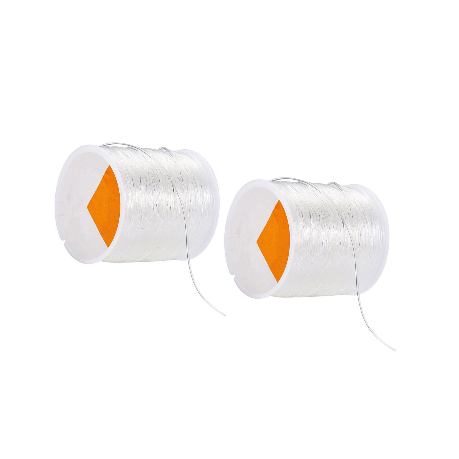Elastic Thread Clear Design TPU Texture for Various Applications Jewelry Crafts 0.5mm and 0.8mm Thickness 60M Length
Elastic Thread Clear Design TPU Texture for Various Applications Jewelry Crafts 0.5mm and 0.8mm Thickness 60M Length