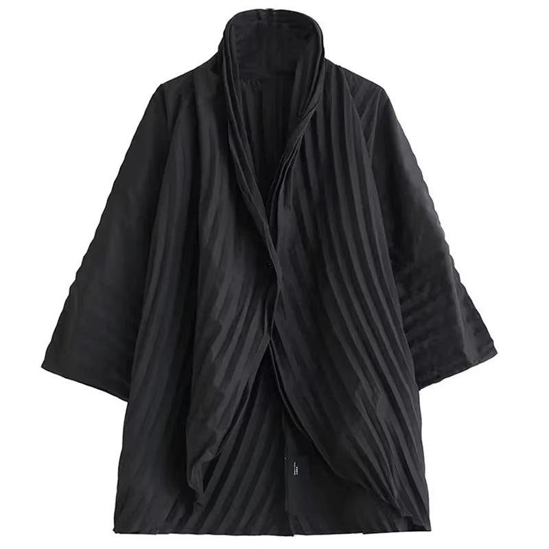 XITAO Свободные складки Необычная рубашка Топ LYD1575 One Size чёрный
XITAO Свободные складки Необычная рубашка Топ LYD1575 One Size чёрный