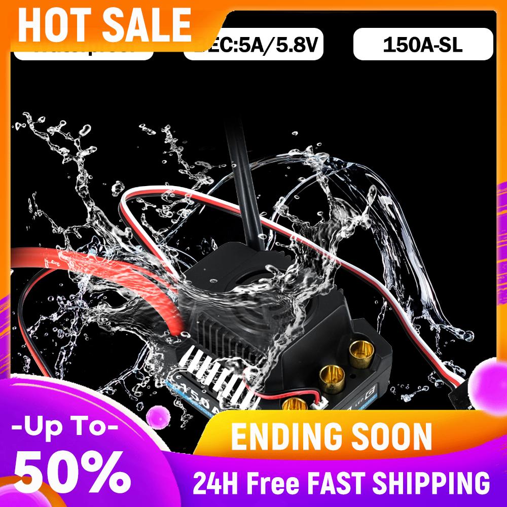 Waterproof Brushless ESC 5.8V-6.1V/3A BEC Brushless Electronic Speed Controller RC Car Brushless ESC for 1/10 1/12 1/14 RC Truck China Mainland
Waterproof Brushless ESC 5.8V-6.1V/3A BEC Brushless Electronic Speed Controller RC Car Brushless ESC for 1/10 1/12 1/14 RC Truck China Mainland