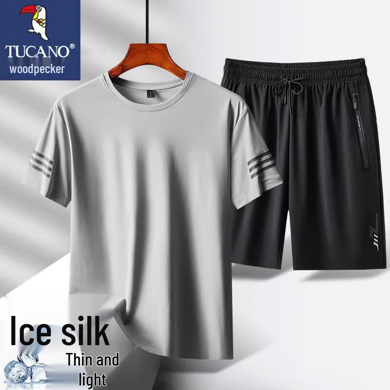 TUCANO Men s Summer Ice Silk T-shirt & Shorts Set 3XL
TUCANO Men s Summer Ice Silk T-shirt & Shorts Set 3XL