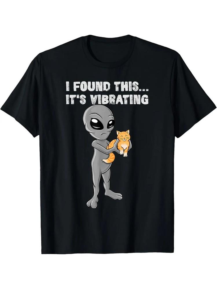 100% Cotton Soft Men s I Found This... It s Vibrating Alien and Cat Graphic T-S 2XL
100% Cotton Soft Men s I Found This... It s Vibrating Alien and Cat Graphic T-S 2XL