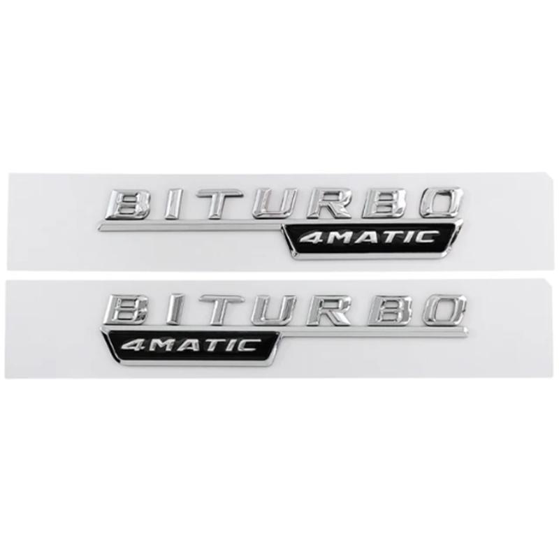 2Pcs Biturbo 4matic Logo Letters Car Fender Emblem Badge Sticker For Mercedes Benz C43 E43 GLE43 GLC43 AMG W205 W213 Accessories
2Pcs Biturbo 4matic Logo Letters Car Fender Emblem Badge Sticker For Mercedes Benz C43 E43 GLE43 GLC43 AMG W205 W213 Accessories