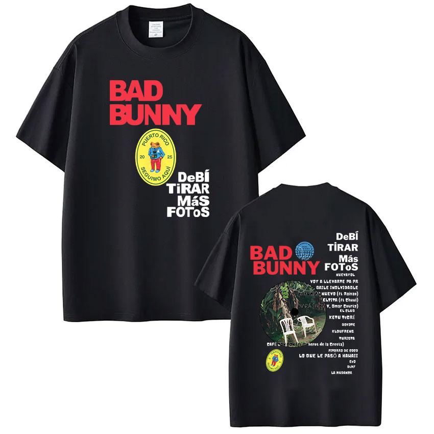 ZX Bad Bunny Rapper Album Shirt Should Take More Photos DTMF 2026 Summer Luxury Hip Hop Fashion Streetwear for Men Women Y2K M
ZX Bad Bunny Rapper Album Shirt Should Take More Photos DTMF 2026 Summer Luxury Hip Hop Fashion Streetwear for Men Women Y2K M