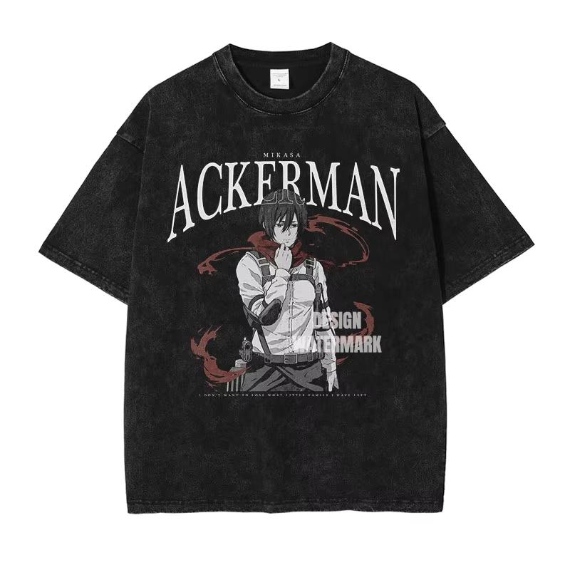 Mikasa T Shirts Vintage Washed Anime AAttack on TTitan Tshirt YK Streetwear Manga Shingeki No Kyojin Tops Tees Ins Yk XL
Mikasa T Shirts Vintage Washed Anime AAttack on TTitan Tshirt YK Streetwear Manga Shingeki No Kyojin Tops Tees Ins Yk XL