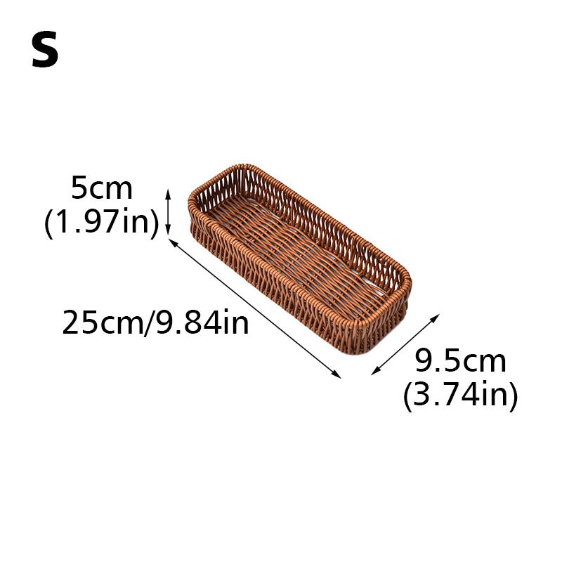 1 шт. Корзина для хранения, органайзер для сушки посуды в отеле, кухонный ящик для ножей из искусственного ротанга, органайзер для стола, разделитель для вилок и ложек S
1 шт. Корзина для хранения, органайзер для сушки посуды в отеле, кухонный ящик для ножей из искусственного ротанга, органайзер для стола, разделитель для вилок и ложек S