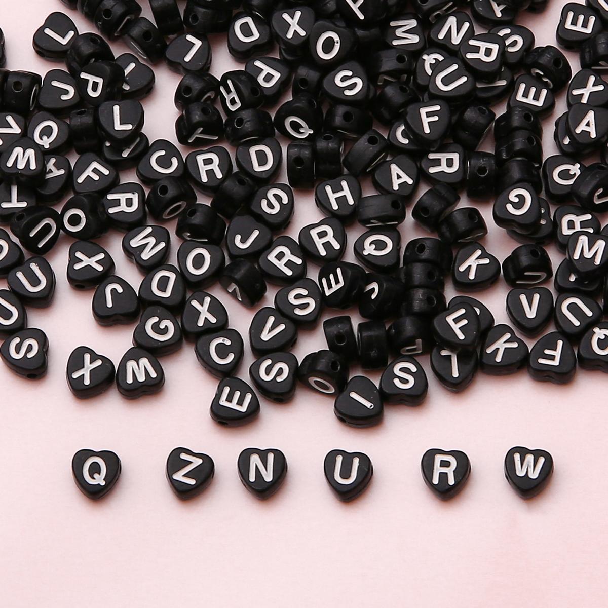 100 шт. 7x4 мм акриловые бусины в форме сердца с буквами для изготовления ювелирных изделий своими руками, аксессуары
100 шт. 7x4 мм акриловые бусины в форме сердца с буквами для изготовления ювелирных изделий своими руками, аксессуары