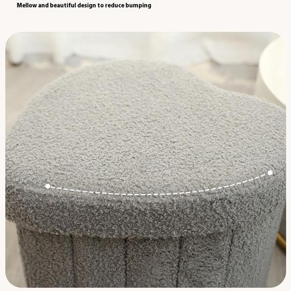 Heart-Shaped Storage Ottoman Chest Home Storage Box Cube Seat Foot Rest Stool Footrest Chair Grey
Heart-Shaped Storage Ottoman Chest Home Storage Box Cube Seat Foot Rest Stool Footrest Chair Grey
