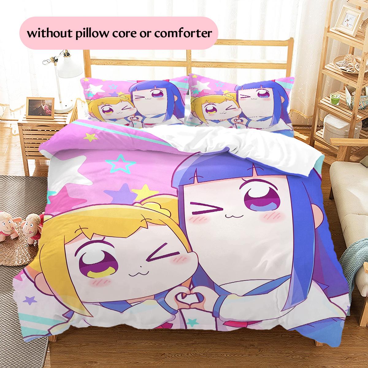 Pop & Pipi Pattern Bedding Quilt Set Home Decoration Gift (1 * duvet cover + 2 * pillowcase without core) 135x200cm
Pop & Pipi Pattern Bedding Quilt Set Home Decoration Gift (1 * duvet cover + 2 * pillowcase without core) 135x200cm