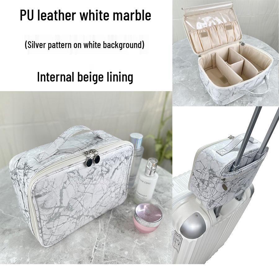 Водонепроницаемая косметичка большой вместимости для путешествий - Портативный чемодан на колесиках для хранения средств по уходу за кожей и макияжа
Водонепроницаемая косметичка большой вместимости для путешествий - Портативный чемодан на колесиках для хранения средств по уходу за кожей и макияжа