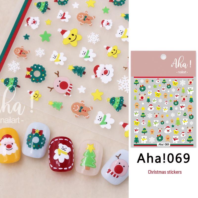 Santa & Reindeer Christmas Nail Stickers: Festive Snowflake Designs for Kids
Santa & Reindeer Christmas Nail Stickers: Festive Snowflake Designs for Kids