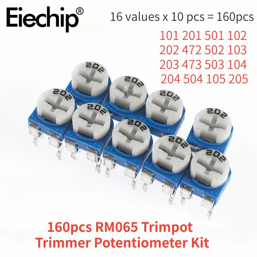 160pcs RM065 Trimpot Trimmer Potentiometer Kit Variable Resistor 100 200 500 1K 2K 10K 50K 100K 500K 1M 2M Ohm
160pcs RM065 Trimpot Trimmer Potentiometer Kit Variable Resistor 100 200 500 1K 2K 10K 50K 100K 500K 1M 2M Ohm
