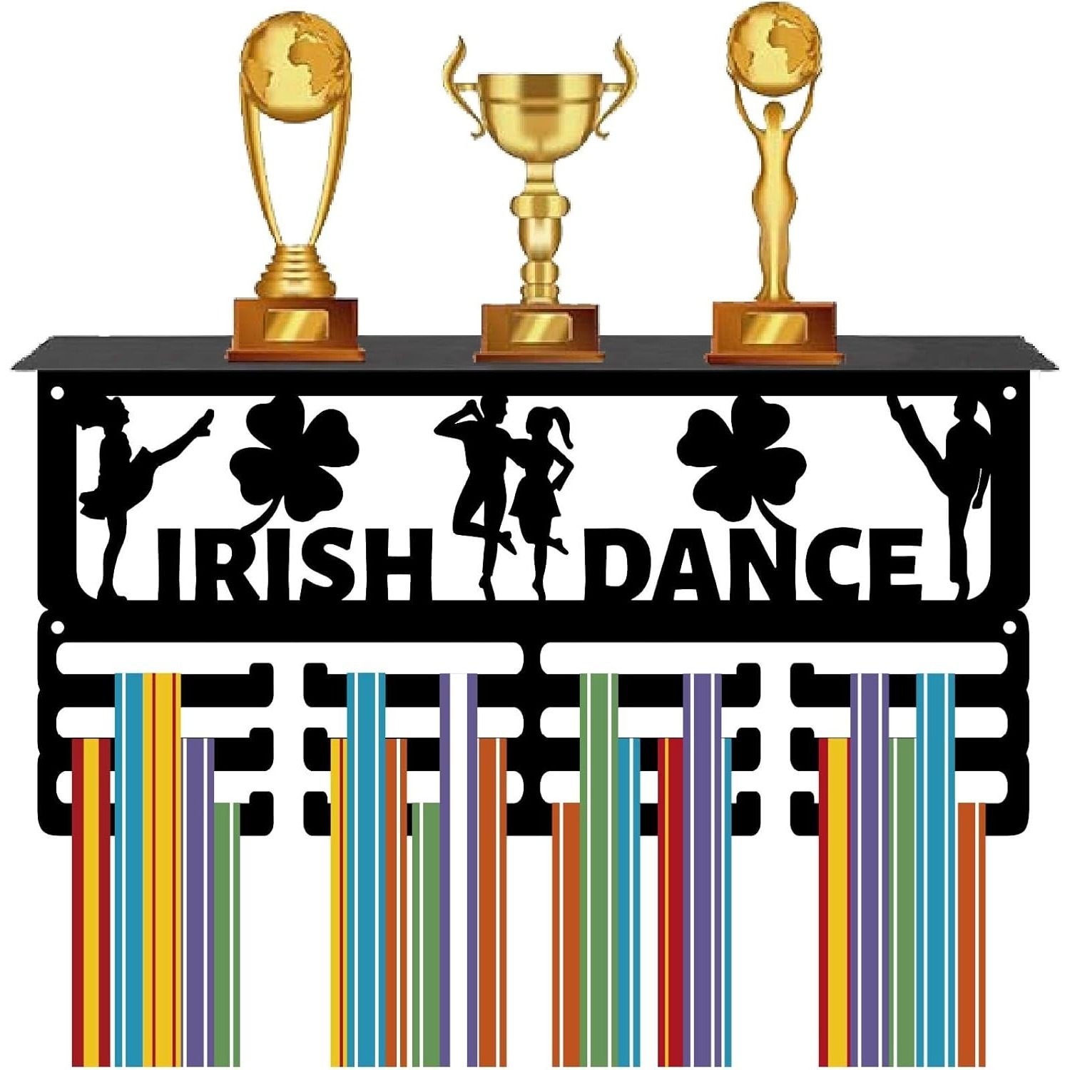 Medal Holder with Hooks and Shelf 37x20x10cm Holds 60 Awards
Medal Holder with Hooks and Shelf 37x20x10cm Holds 60 Awards
