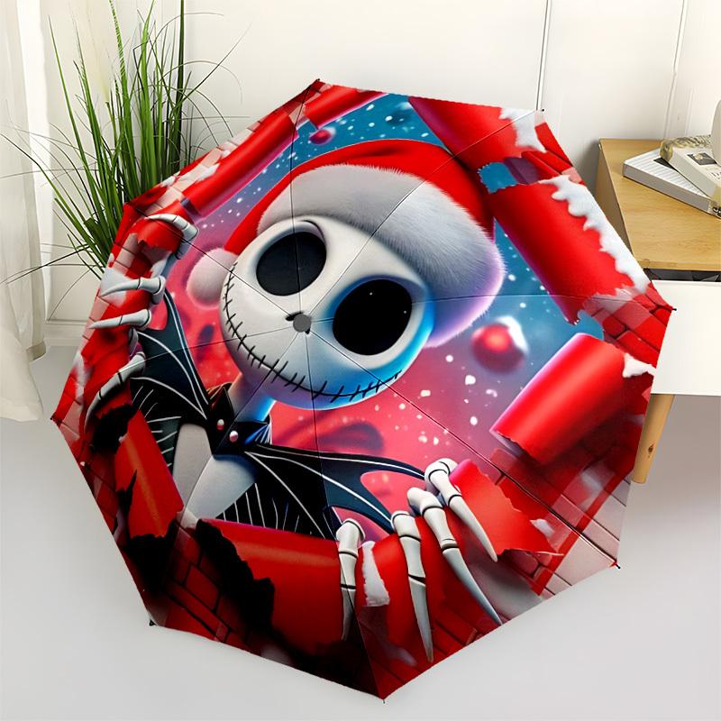1pc Christmas, Nightmare Automatic Folding Umbrella - 8-Rib Automatic Open/Close, Portable Collapsible Compact Umbrella yy251218077
1pc Christmas, Nightmare Automatic Folding Umbrella - 8-Rib Automatic Open/Close, Portable Collapsible Compact Umbrella yy251218077