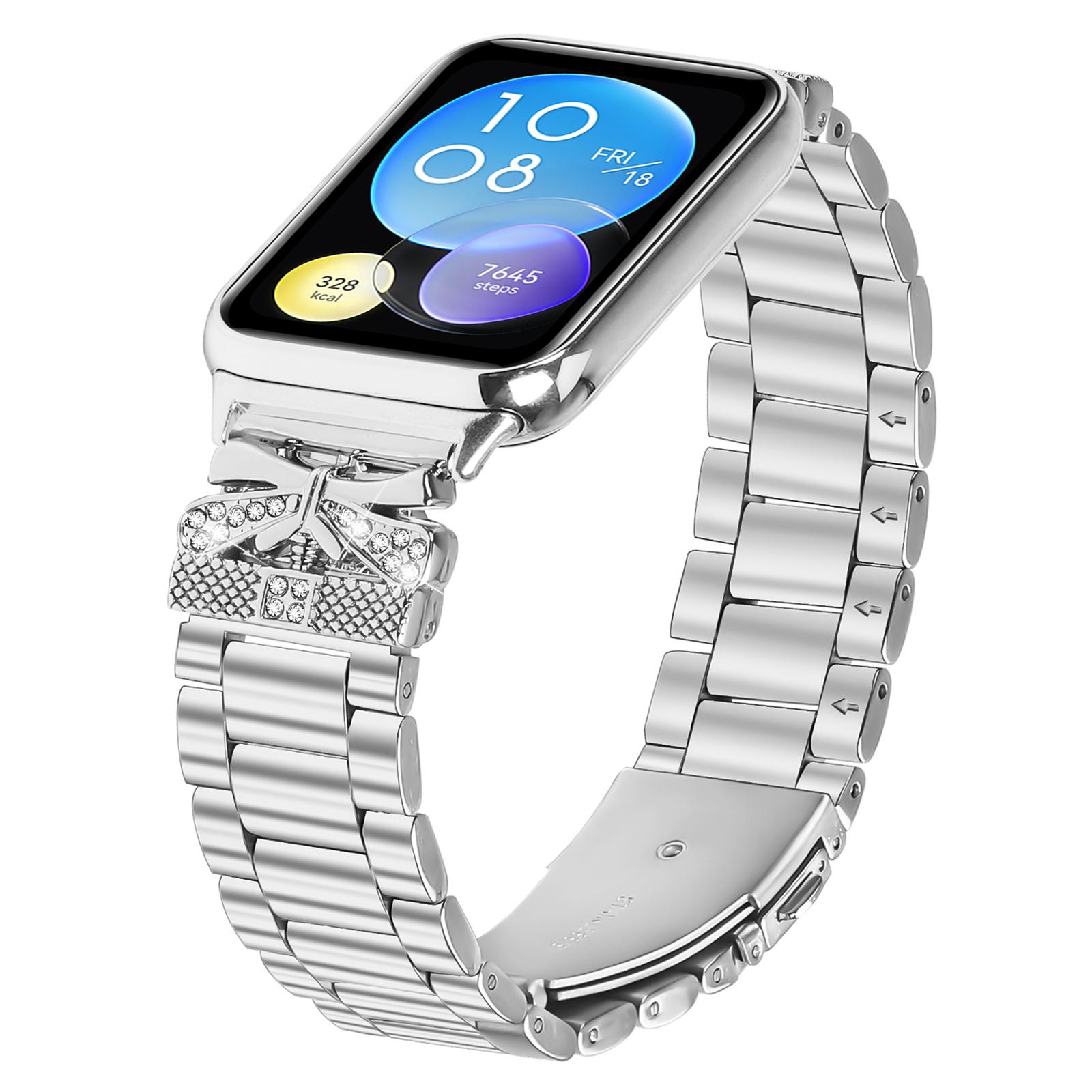 For Xiaomi Redmi Watch 4 Replacement Strap Butterfly Rhinestones Decor Silver Stainless Steel Watch Band As Shown A
For Xiaomi Redmi Watch 4 Replacement Strap Butterfly Rhinestones Decor Silver Stainless Steel Watch Band As Shown A