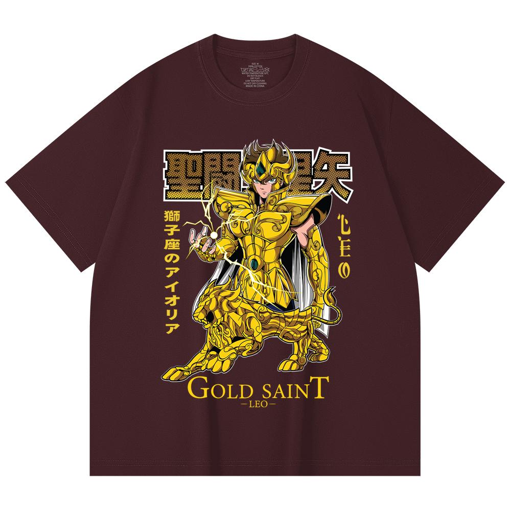 230 Gsm 100% Cotton Saint Seiya V22 Leo Print Unisex Heavy Cotton T Shirt 2XL вина червоного кольору
230 Gsm 100% Cotton Saint Seiya V22 Leo Print Unisex Heavy Cotton T Shirt 2XL вина червоного кольору