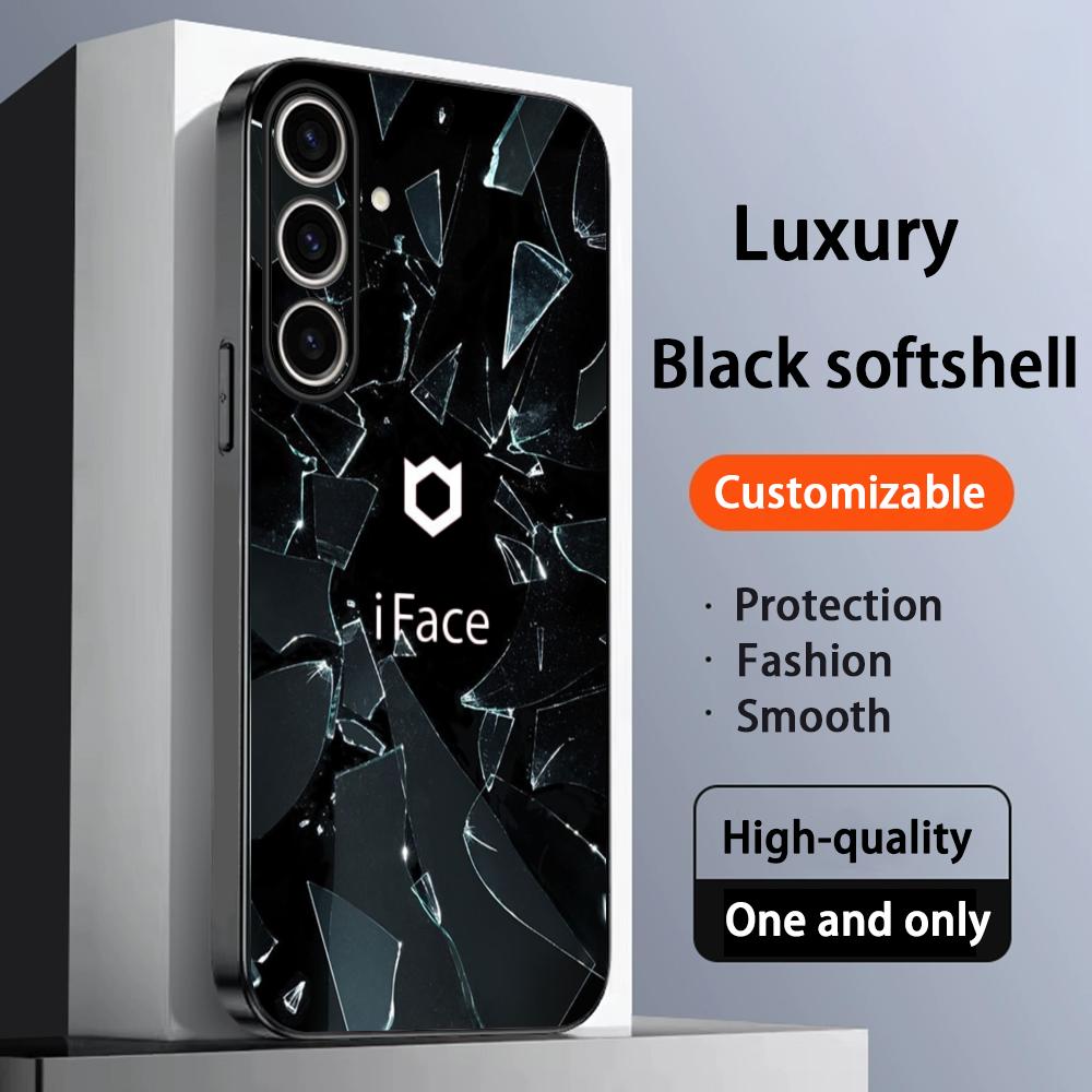 Cute Fashion logo iFace pattern Phone Case For Samsung Galaxy S26 S25 S24 S23 S22 S21 Plus Ultra Note20 Soft Black Galaxy S26
Cute Fashion logo iFace pattern Phone Case For Samsung Galaxy S26 S25 S24 S23 S22 S21 Plus Ultra Note20 Soft Black Galaxy S26