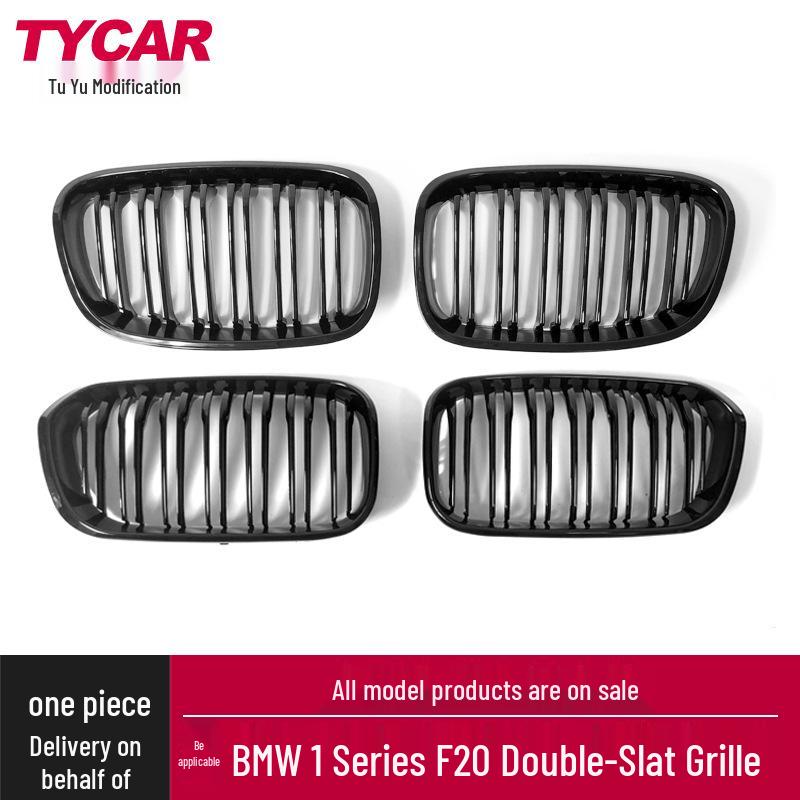 BMW 1 Series F20 Pre- and Post-Facelift Center Grille in Gloss Black, Matte Black, Tricolor, or Carbon Fiber Pattern F20 Facelift Dual-Line Tricolor
BMW 1 Series F20 Pre- and Post-Facelift Center Grille in Gloss Black, Matte Black, Tricolor, or Carbon Fiber Pattern F20 Facelift Dual-Line Tricolor