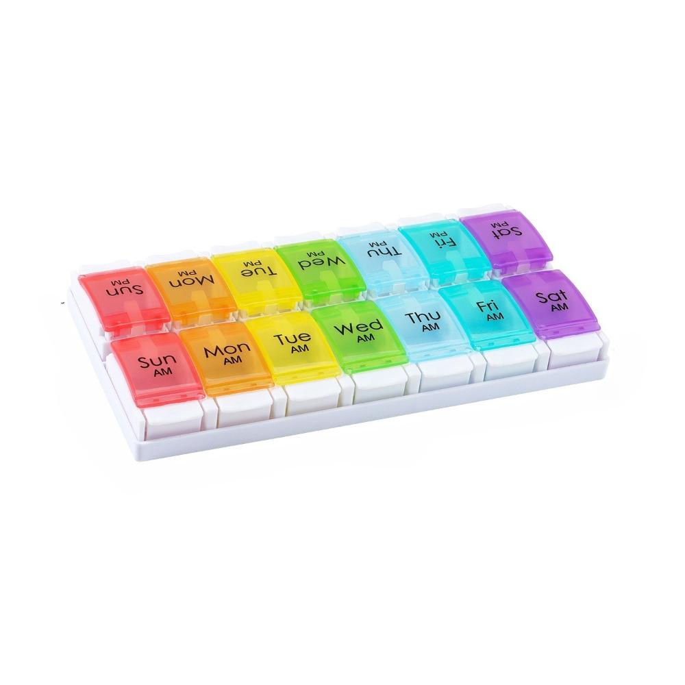 New Hot PortableTravel Large Weekly Pill Box Cases Organizer 7 Day 14 Grids Storage for Medicine Vitamin Supplements Fish Oils
New Hot PortableTravel Large Weekly Pill Box Cases Organizer 7 Day 14 Grids Storage for Medicine Vitamin Supplements Fish Oils