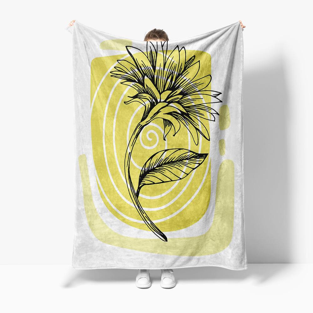 Abstract Geometric Floral Flannel printed blanket suitable for all seasons suitable for living room office sofa and travel 75x90cm28x39in
Abstract Geometric Floral Flannel printed blanket suitable for all seasons suitable for living room office sofa and travel 75x90cm28x39in