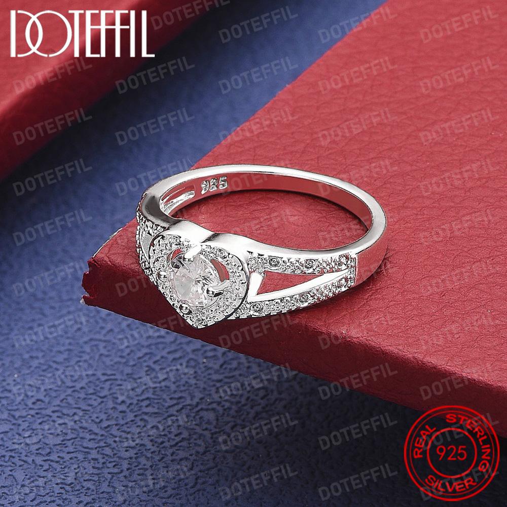925 Sterling Silver Heart AAA Zircon Ring for Woman Fashion Wedding Engagement Party Gift Charm Jewelry 6 серебряный
925 Sterling Silver Heart AAA Zircon Ring for Woman Fashion Wedding Engagement Party Gift Charm Jewelry 6 серебряный