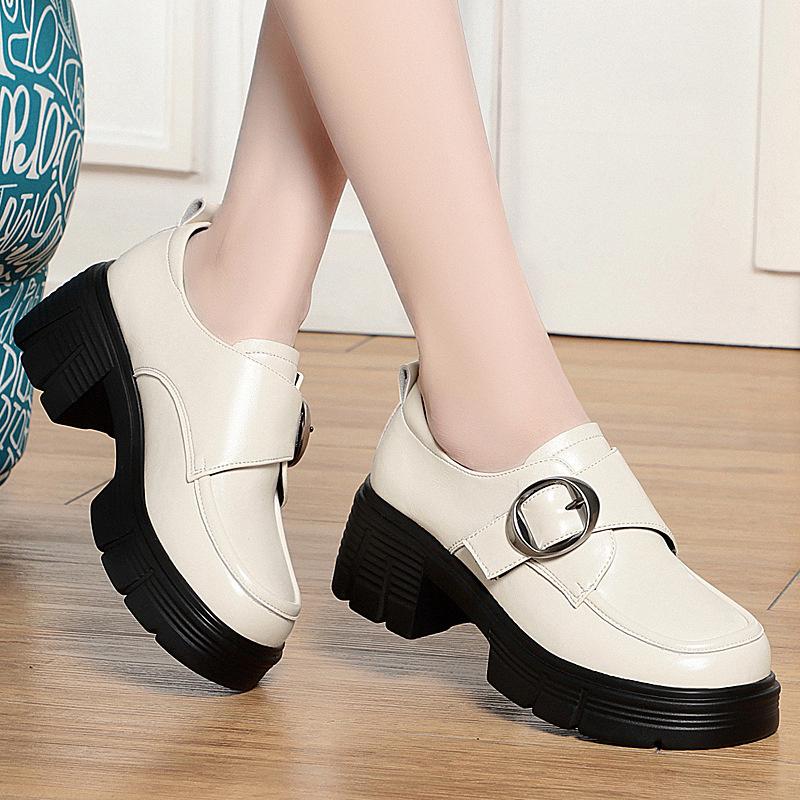 Модные ретро коричневые туфли на толстой подошве в британском стиле для женщин весенне-осеннего стиля, универсальные туфли с глубоким вырезом для ношения с юбкой 36
Модные ретро коричневые туфли на толстой подошве в британском стиле для женщин весенне-осеннего стиля, универсальные туфли с глубоким вырезом для ношения с юбкой 36