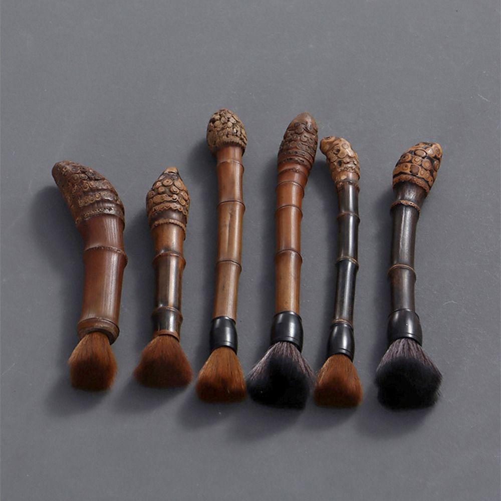 Vintage Carbonized Bamboo Root Teapot Pen Long Handle Tea Cup Cleaner Tea Brushes Kitchen Style A
Vintage Carbonized Bamboo Root Teapot Pen Long Handle Tea Cup Cleaner Tea Brushes Kitchen Style A