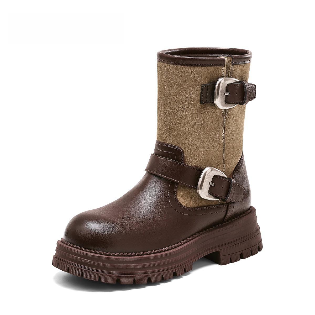 Yiyuan 2025 new autumn versatile platform Martin boots women s British style heightening short boots fashion Chelsea boots 35
Yiyuan 2025 new autumn versatile platform Martin boots women s British style heightening short boots fashion Chelsea boots 35