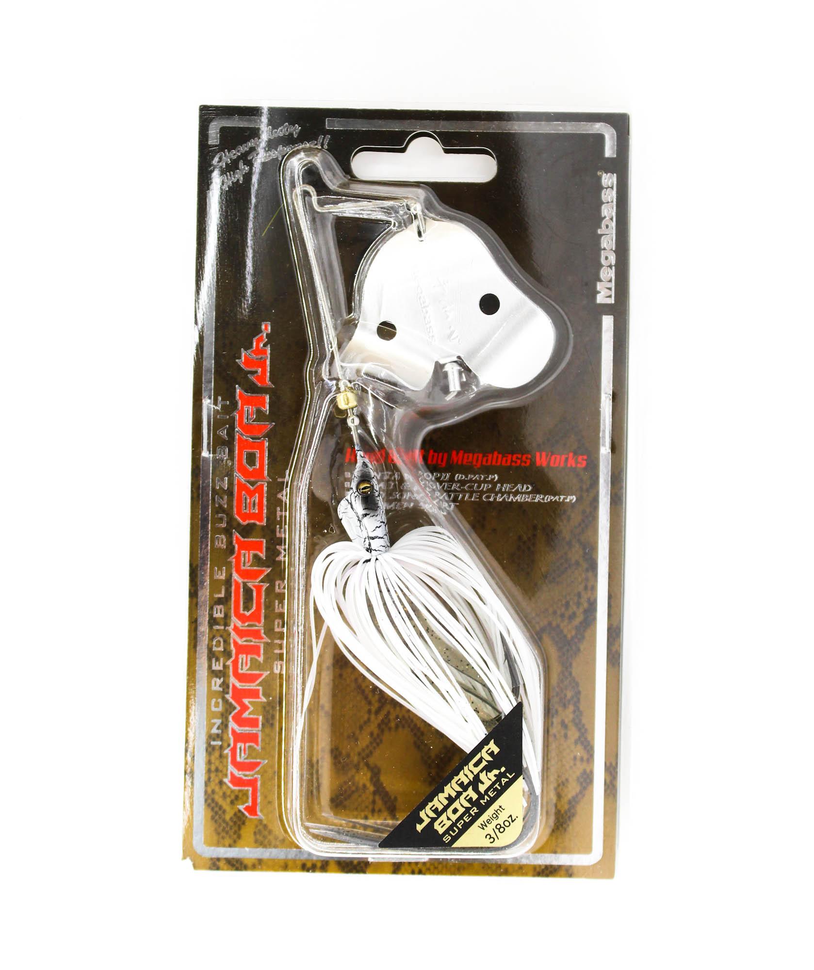 Megabass Jamaica Boa JR 3/8 oz Buzzbait Sinking Lure White Python (4491)
Megabass Jamaica Boa JR 3/8 oz Buzzbait Sinking Lure White Python (4491)