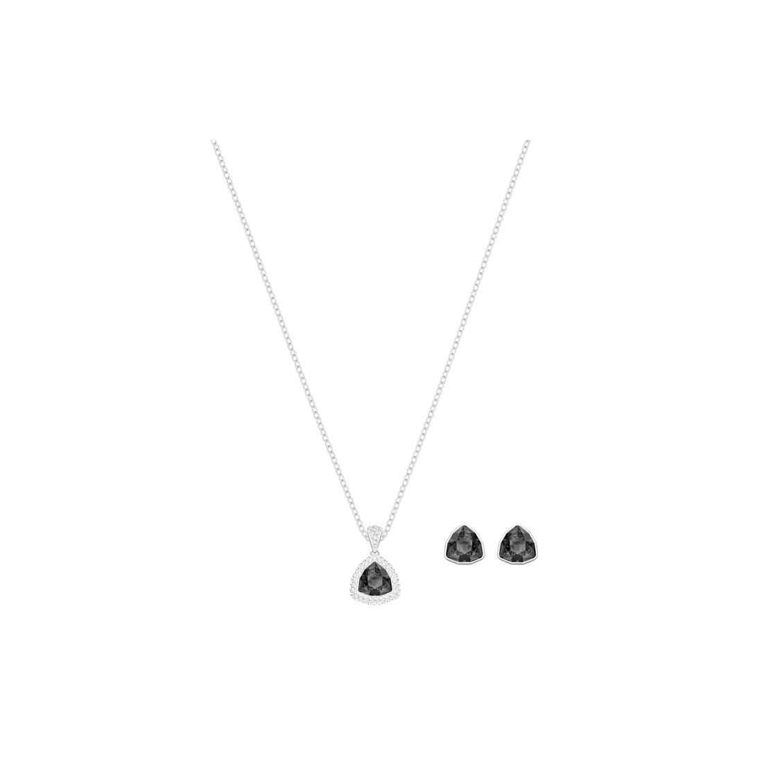 Swarovski Begin Triangle Black Necklace And Earring Set Women jewelry 5528939 Box (Random Color)
Swarovski Begin Triangle Black Necklace And Earring Set Women jewelry 5528939 Box (Random Color)