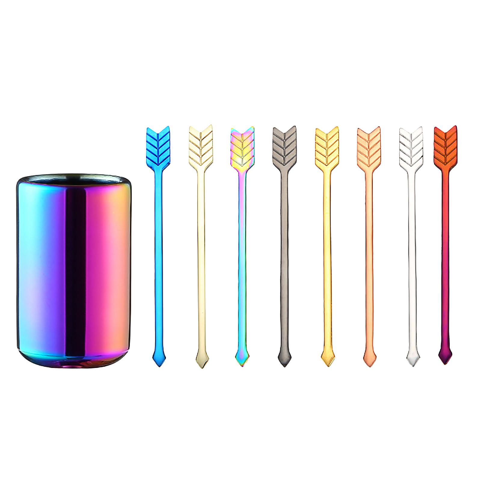 9 Pcs Stainless Steel Creative Cake Fruit Forks Set Drink Coffee Stir Stick
9 Pcs Stainless Steel Creative Cake Fruit Forks Set Drink Coffee Stir Stick