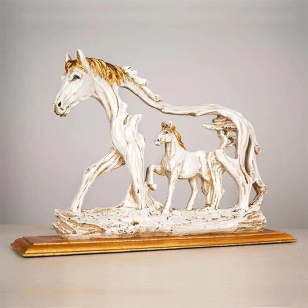 Hollow Resin Horse Statue Lifelike Galloping Horse Ornament Hollow Horse Figurine Study Horse
Hollow Resin Horse Statue Lifelike Galloping Horse Ornament Hollow Horse Figurine Study Horse