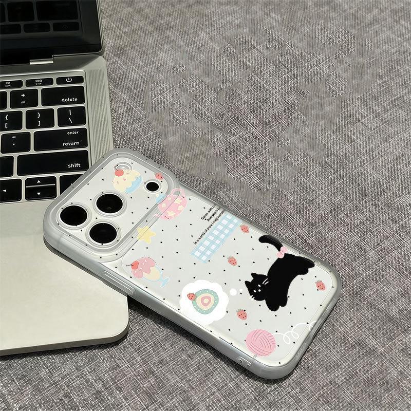 Transparent Frosted Edge Cartoon Phone Case for Apple 17/16, Compatible with 17 Pro Max, 16 Pro, 13. Apple 15
Transparent Frosted Edge Cartoon Phone Case for Apple 17/16, Compatible with 17 Pro Max, 16 Pro, 13. Apple 15
