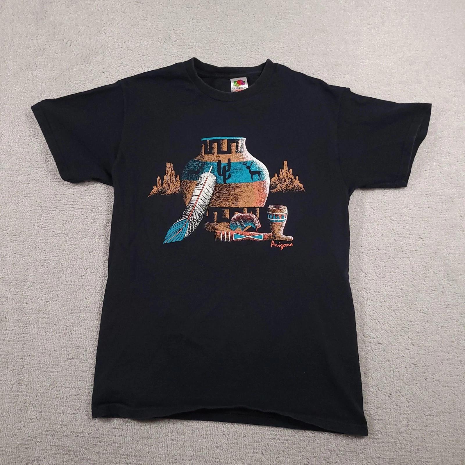 Vintage Arizona Shirt Mens Medium Southwest Native Pottery Feather Desert 90s 120
Vintage Arizona Shirt Mens Medium Southwest Native Pottery Feather Desert 90s 120
