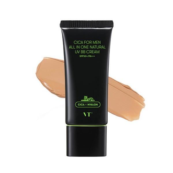 VT Cica for Men All-in-One Natural UV BB Cream 30мл, для смуглой кожи, 1 шт., лучшая мужская косметика Кореи
VT Cica for Men All-in-One Natural UV BB Cream 30мл, для смуглой кожи, 1 шт., лучшая мужская косметика Кореи
