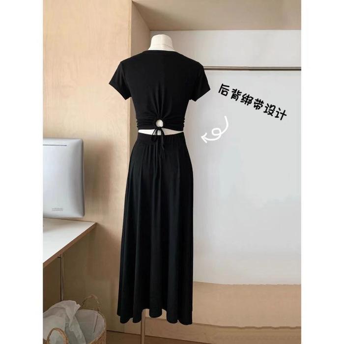 Royal sister style high-end temperament dress children s summer new French sexy slim and thin two-piece suit XXL
Royal sister style high-end temperament dress children s summer new French sexy slim and thin two-piece suit XXL