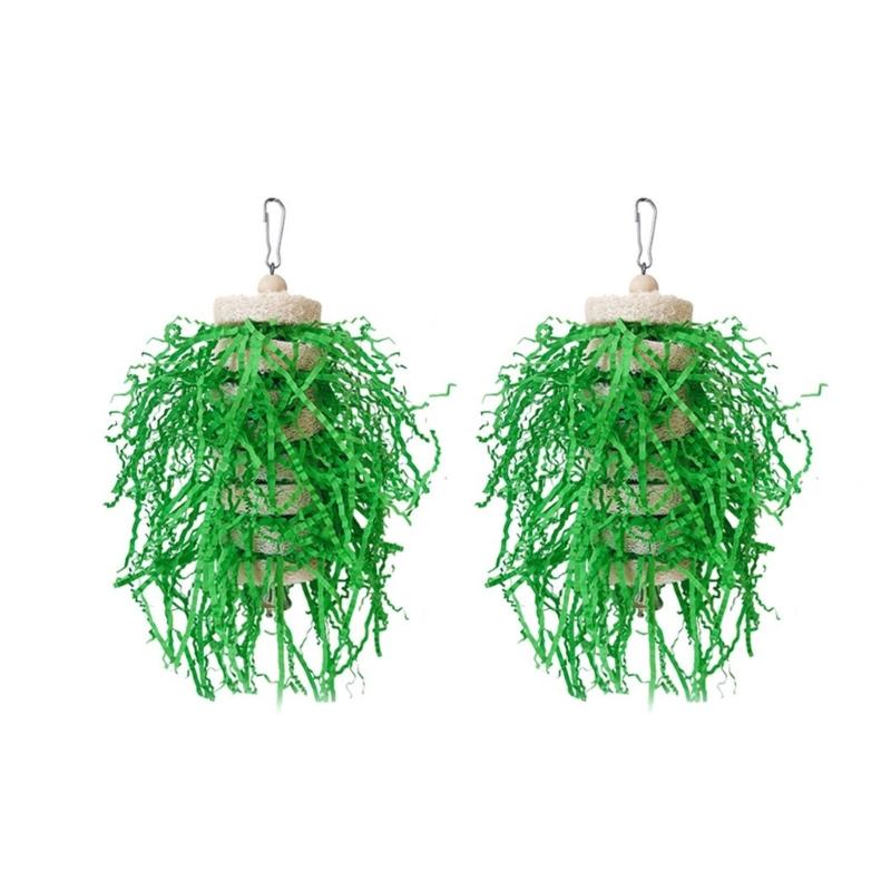 2pack Bird Play String Luffa Loofah Pet Toy Parrots Biting Pet Bird Enrichment for Cage Entertainment Bird Accessory зелений
2pack Bird Play String Luffa Loofah Pet Toy Parrots Biting Pet Bird Enrichment for Cage Entertainment Bird Accessory зелений