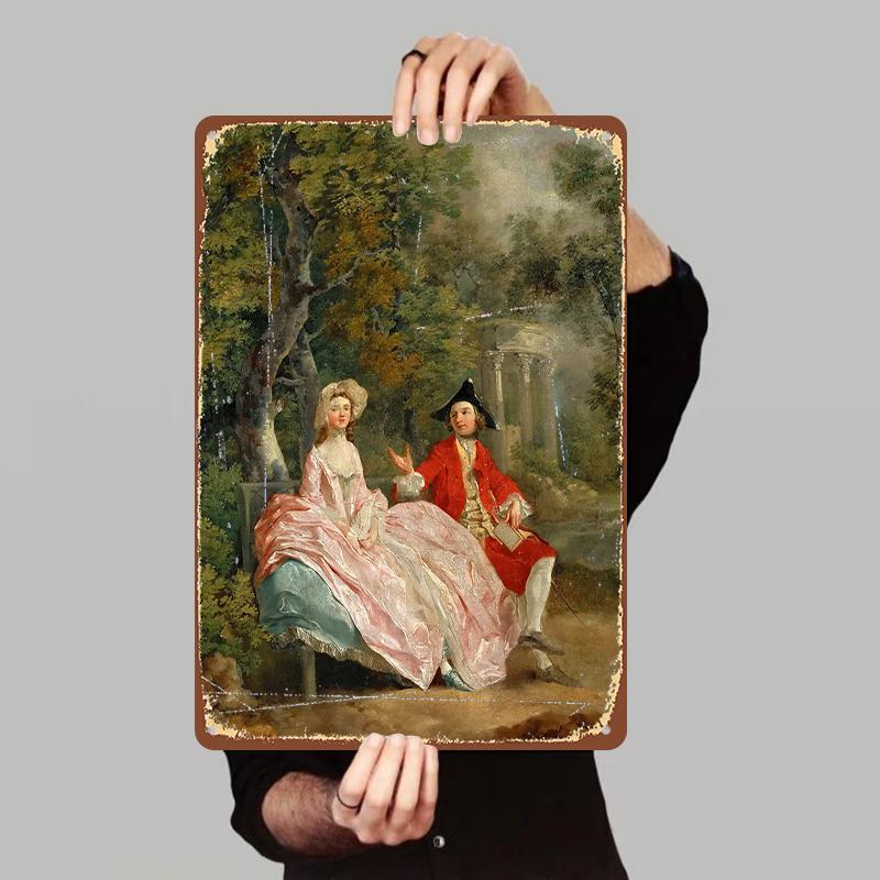 European Classical Couple Iron Painting Retro Oil Painting Style Home Decor Wall Art for Living Room 7.9x11.8In(20x30cm)
European Classical Couple Iron Painting Retro Oil Painting Style Home Decor Wall Art for Living Room 7.9x11.8In(20x30cm)