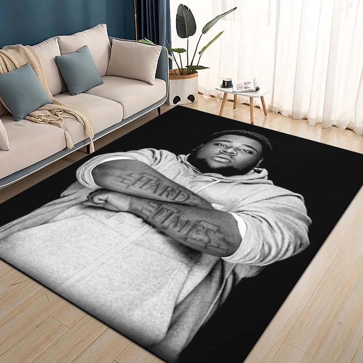 HOT Rod Wave Print Rapper Star Rug Carpet for Living Room Bedroom Home Decor,kids Play Non-slip for Sofa Doormat 40x60cm( 15x23in )
HOT Rod Wave Print Rapper Star Rug Carpet for Living Room Bedroom Home Decor,kids Play Non-slip for Sofa Doormat 40x60cm( 15x23in )