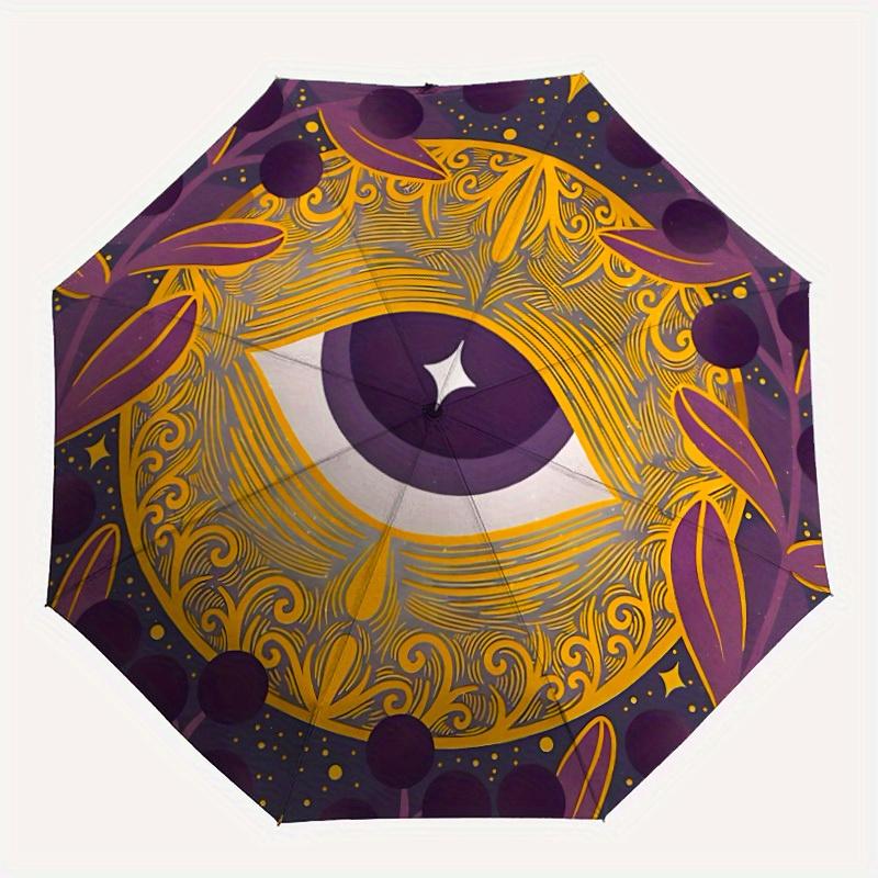 1pc EYE PRINT, Automatic Folding Umbrella, Portable & Foldable Design with 8 Ribs, Casual Outdoor Accessory yy250804167
1pc EYE PRINT, Automatic Folding Umbrella, Portable & Foldable Design with 8 Ribs, Casual Outdoor Accessory yy250804167