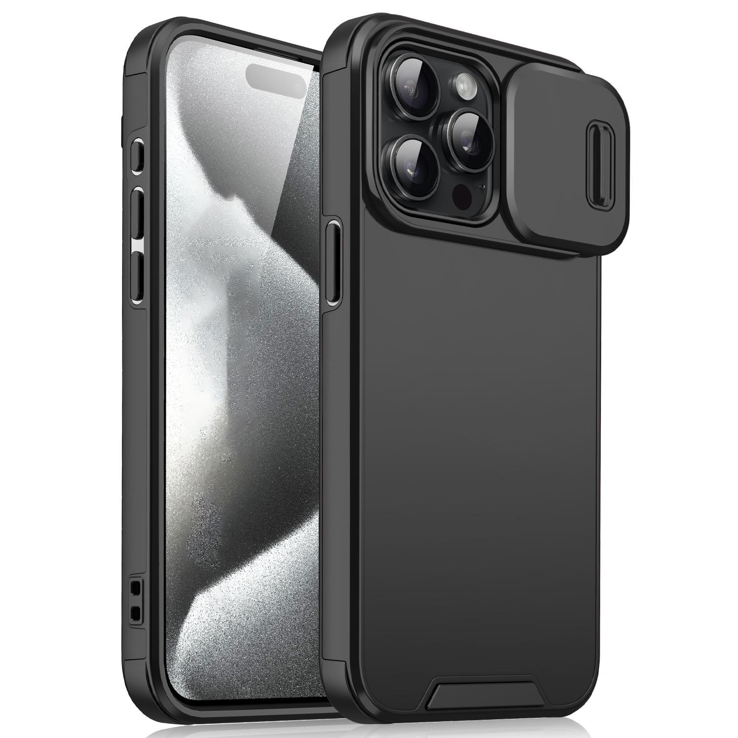 For iPhone 16 Pro Max Case PC+TPU Shell with Slide Camera Phone Cover B
For iPhone 16 Pro Max Case PC+TPU Shell with Slide Camera Phone Cover B