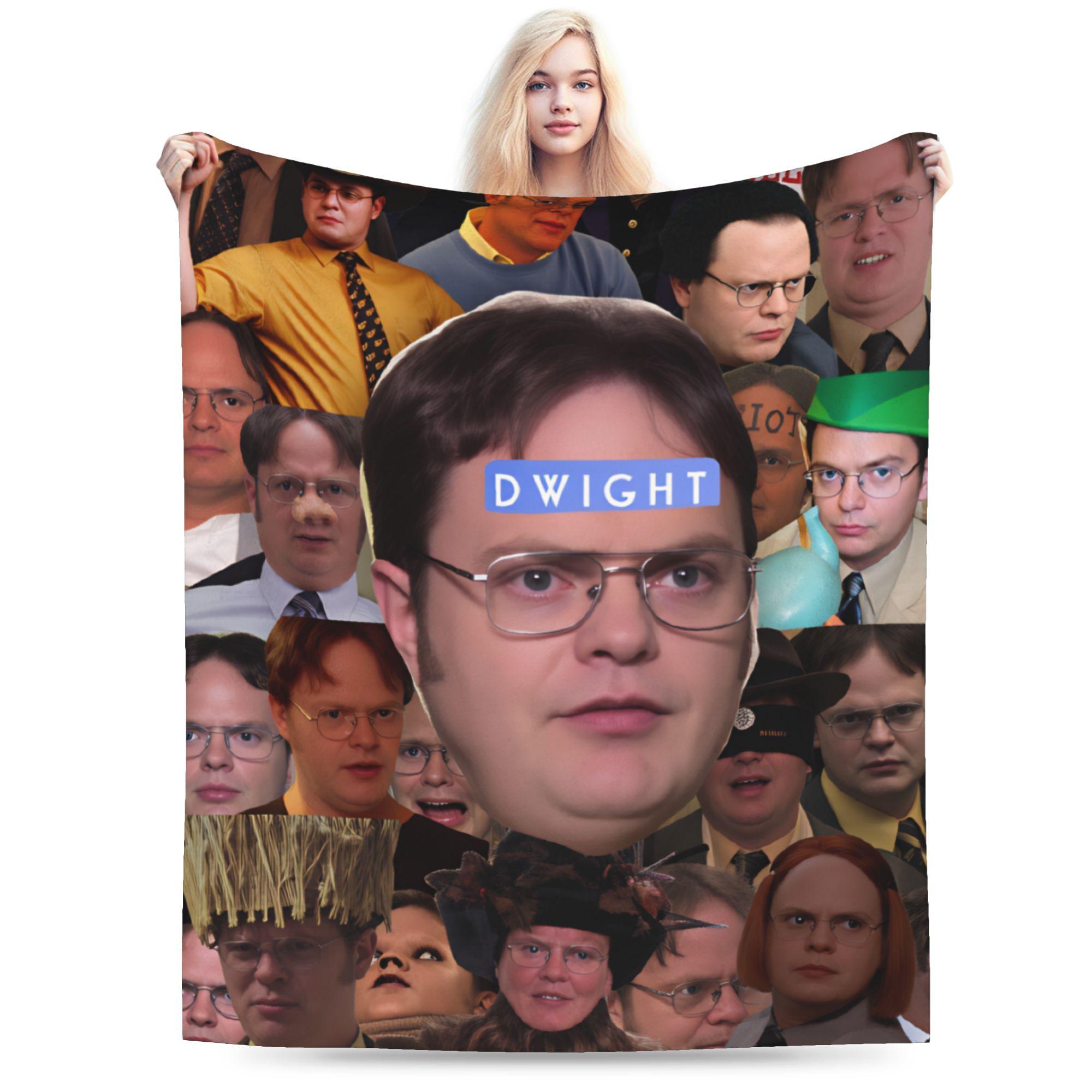 Dwight Schrute Collage Flannel Blankets Autumn Warm Soft Throw Blanket for Kid Adult Home Decor Novelty Bedspread Sofa Bed Cover 70x100cm
Dwight Schrute Collage Flannel Blankets Autumn Warm Soft Throw Blanket for Kid Adult Home Decor Novelty Bedspread Sofa Bed Cover 70x100cm