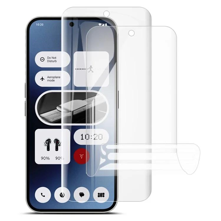 IMAK 2Pcs Set Hydrogel Film III For Nothing Phone (2а) Защитная пленка TPU для экрана, устойчивая к царапинам и не образующая пузырьков
IMAK 2Pcs Set Hydrogel Film III For Nothing Phone (2а) Защитная пленка TPU для экрана, устойчивая к царапинам и не образующая пузырьков