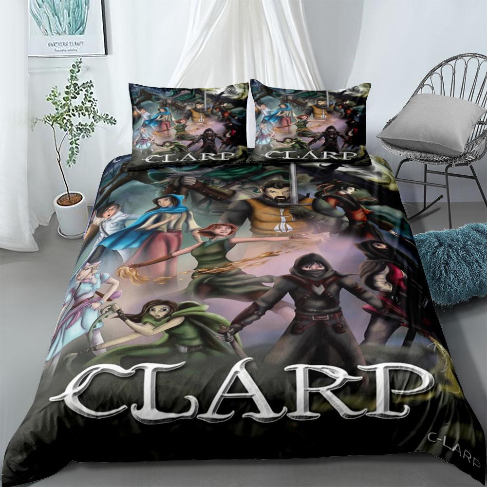 Clarp Duvet Cover Set EU Single Double King US Twin Full Queen Size Bedclothes 140x210cm
Clarp Duvet Cover Set EU Single Double King US Twin Full Queen Size Bedclothes 140x210cm