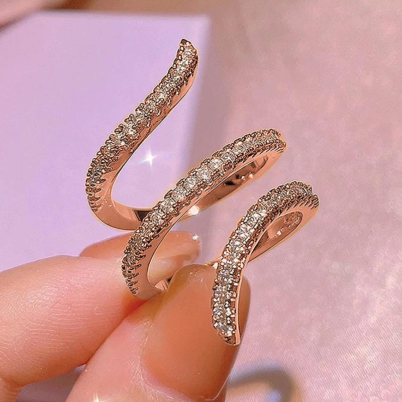 CAOSHI Fashion Contracted Adjustable Ring with Shiny Zirconia Timeless Silver Color Finger Jewelry for Women Minimalist Gift resizable
CAOSHI Fashion Contracted Adjustable Ring with Shiny Zirconia Timeless Silver Color Finger Jewelry for Women Minimalist Gift resizable