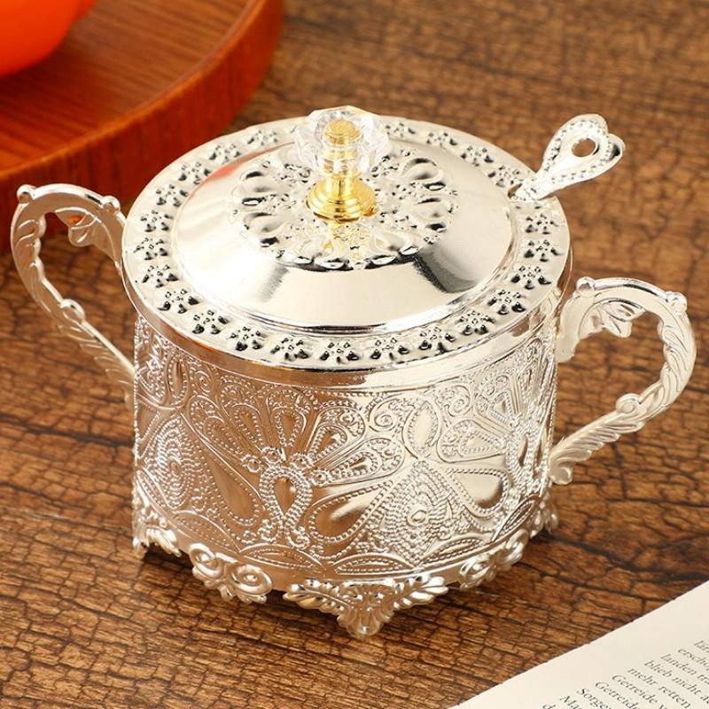 Seasoning Jar,Alloy With lid Spice Container Salt Cheese Organizer,Coffee Beans Storage Jar,European Decorative Kitchen Tools
Seasoning Jar,Alloy With lid Spice Container Salt Cheese Organizer,Coffee Beans Storage Jar,European Decorative Kitchen Tools
