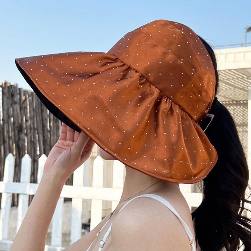 Fashion UV Protection Women Bucket Hat Wide Brim Empty Top Sunshade Hat Breathable Foldable Beach Cap Summer Outdoor коричневый
Fashion UV Protection Women Bucket Hat Wide Brim Empty Top Sunshade Hat Breathable Foldable Beach Cap Summer Outdoor коричневый