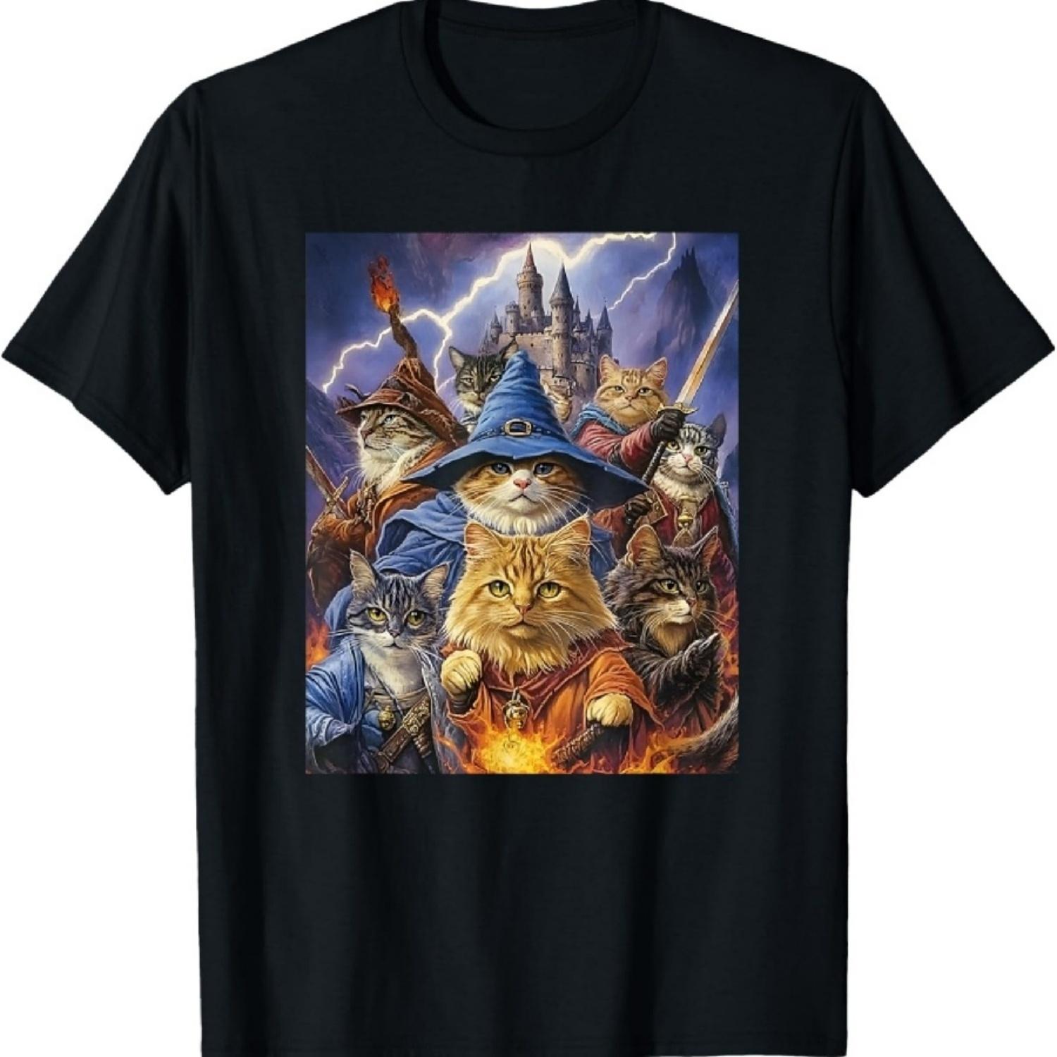 Fantasy Feline Wizard Cats T-Shirt XXXXXL різнокольоровий
Fantasy Feline Wizard Cats T-Shirt XXXXXL різнокольоровий