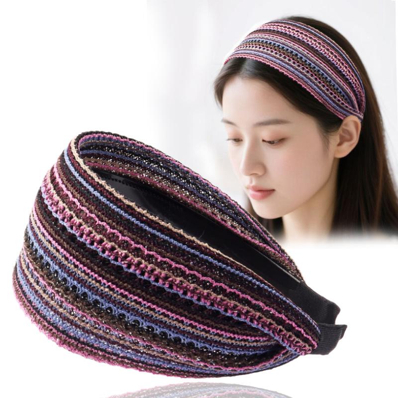 Широкий ободок для волос, заколка для волос, этнический стиль, аксессуар для волос, зубчатый, противоскользящий, универсальный, для маскировки седины и пушистости, для женщин
Широкий ободок для волос, заколка для волос, этнический стиль, аксессуар для волос, зубчатый, противоскользящий, универсальный, для маскировки седины и пушистости, для женщин