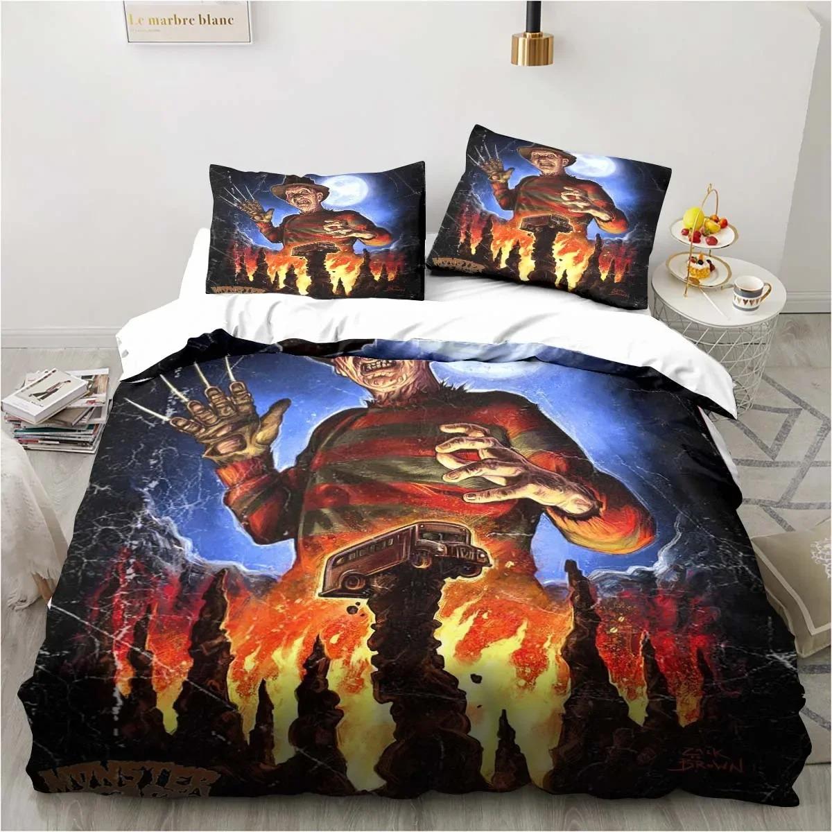 Comforter Horror Movie Digital Print Polyester Bedding Sets Child Boys Set For Teens King Size Bedding Set Comforter (quilt)-EU Single(135*200cm)3pcs
Comforter Horror Movie Digital Print Polyester Bedding Sets Child Boys Set For Teens King Size Bedding Set Comforter (quilt)-EU Single(135*200cm)3pcs